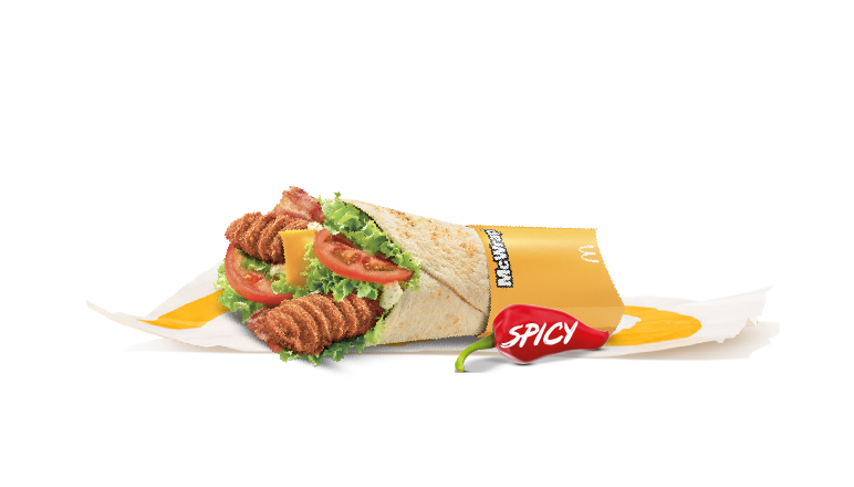 McWrap™ Poulet & Bacon Spicy